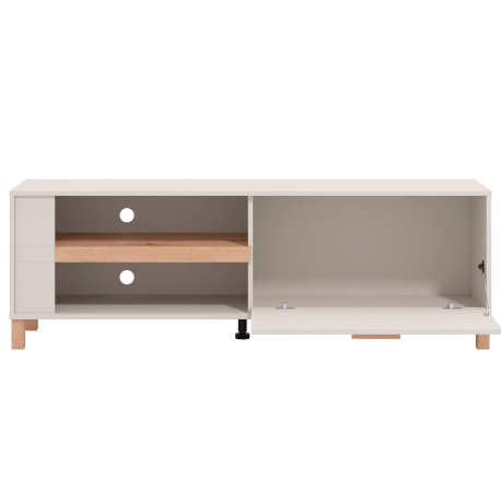 Móvel TV SHEFFIELD - Carvalho artesanato e caxemira