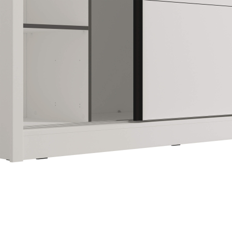 Roupeiro ALBI (245cm) com espelho - Closet with Running Doors Roupeiro ALBI (245cm) com espelho - Closet with Running Doors