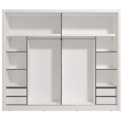 Roupeiro ALBI (245cm) com espelho - Closet with Running Doors Roupeiro ALBI (245cm) com espelho - Closet with Running Doors
