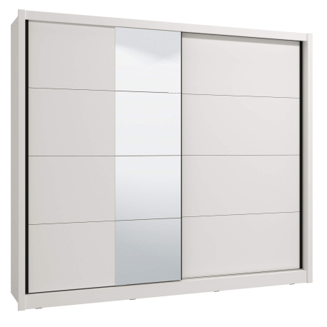 Roupeiro ALBI (245cm) com espelho - Closet with Running Doors Roupeiro ALBI (245cm) com espelho - Closet with Running Doors