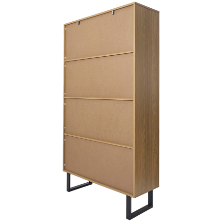 Estante CALYPSO com 2 portas e 3 prateleiras - Carvalho Estante CALYPSO com 2 portas e 3 prateleiras - Carvalho