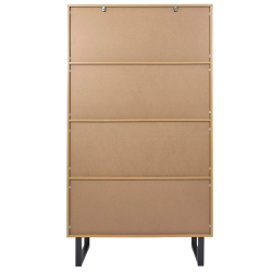 Estante CALYPSO com 2 portas e 3 prateleiras - Carvalho Estante CALYPSO com 2 portas e 3 prateleiras - Carvalho