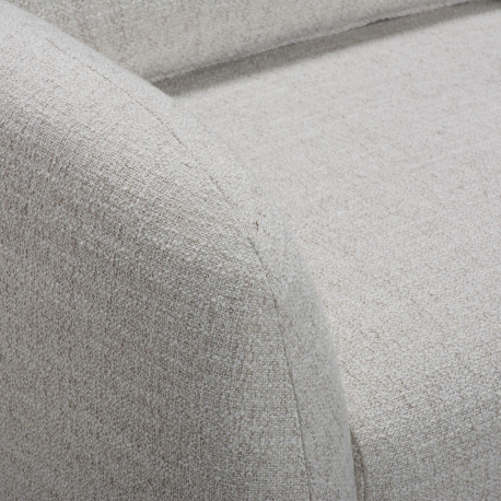 Sofá chaise longe ISADORA com cama e baú - Marfim