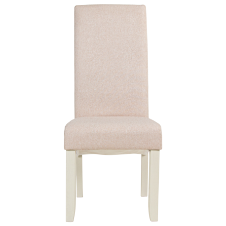 Pack mesa BUDAPESTE + 4 cadeiras DALAS - branco e bege Pack mesa BUDAPESTE + 4 cadeiras DALAS - branco e bege