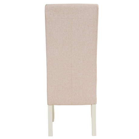 Pack mesa BUDAPESTE + 4 cadeiras DALAS - branco e bege Pack mesa BUDAPESTE + 4 cadeiras DALAS - branco e bege