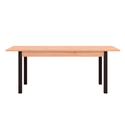 Pack mesa extensível VANDEA + 6 cadeiras ZARA II - Carvalho Artesanato e Preto Mate Pack mesa extensível VANDEA + 6 cadeiras ZARA II - Carvalho Artesanato e Preto Mate