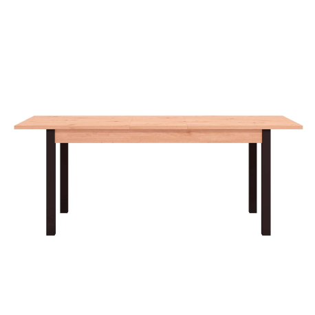 Pack mesa extensível VANDEA + 6 cadeiras ZARA II - Carvalho Artesanato e Preto Mate Pack mesa extensível VANDEA + 6 cadeiras ZARA II - Carvalho Artesanato e Preto Mate