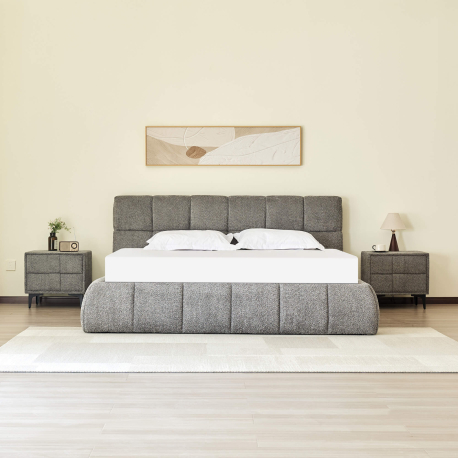 PACK Cama elev NEWCASTLE + Colchão NEW PALACIO 140x190cm - Packs Double Beds