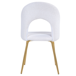 Pack mesa extensível CECILE + 4 cadeiras LINDA - branco e preto Pack mesa extensível CECILE + 4 cadeiras LINDA - branco e preto