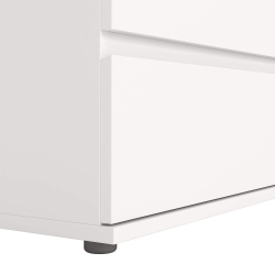 Cómoda alta NEW MATRIX II com 5 gavetas - branco Cómoda alta NEW MATRIX II com 5 gavetas - branco
