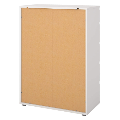Cómoda alta NEW MATRIX II com 5 gavetas - branco Cómoda alta NEW MATRIX II com 5 gavetas - branco