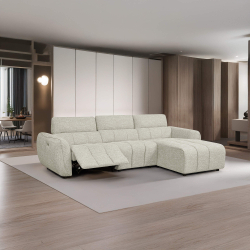 Sofá chaise longue ASPEN relax elétrico - Sofas with Chaise Longue