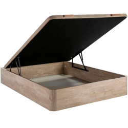 Sommier de casal CASINO BOX com pegas 140 e 160 cm - Carvalho