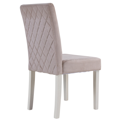 Pack mesa extensível PARIS + 4 cadeiras JULE - Carvalho Natura e Branco