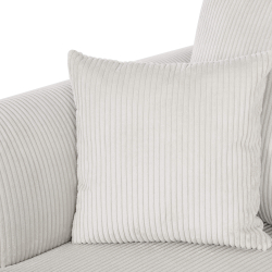 Sofá chaise longue MARTE com cama e baú Esquerda, Cor - Branco gelo