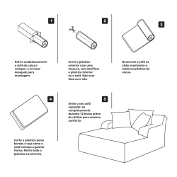 Sofá Comprimido CHAYSE - Sofas with Chaise Longue