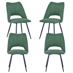 Pack 4 cadeiras SIENA - Verde pinho
