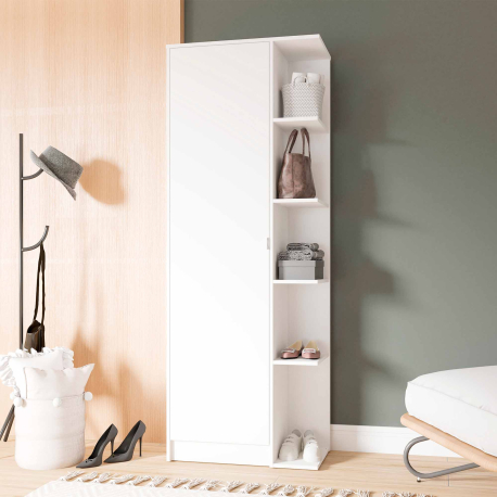 Sapateira MARK com 1 porta e 5 prateleiras - Shoe storage Sapateira MARK com 1 porta e 5 prateleiras - Shoe storage