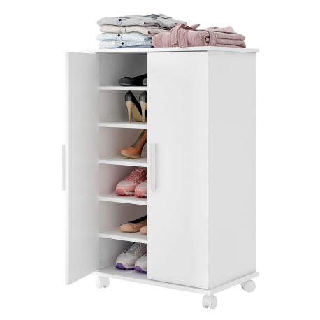 Sapateira 2 Portas e 5 Prateleiras RYAN - Shoe storage Sapateira 2 Portas e 5 Prateleiras RYAN - Shoe storage