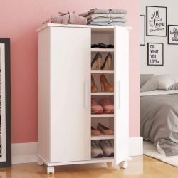 Sapateira 2 Portas e 5 Prateleiras RYAN - Shoe storage Sapateira 2 Portas e 5 Prateleiras RYAN - Shoe storage