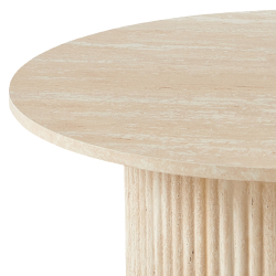 362315 - Mesa de centro CORA (80cm) - Bege Claro 362315 - Mesa de centro CORA (80cm) - Bege Claro