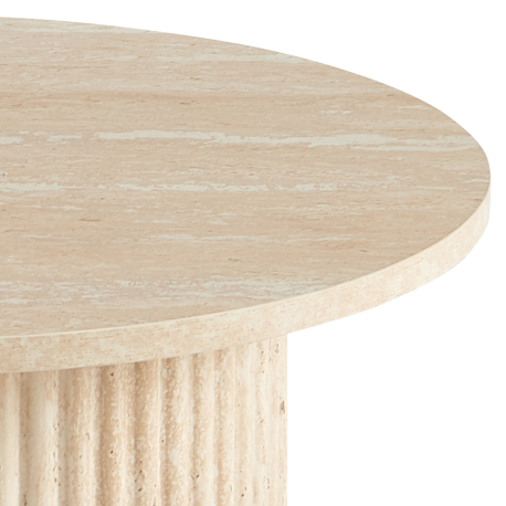 362316 - Mesa de centro CORA (60cm) - Bege Claro 362316 - Mesa de centro CORA (60cm) - Bege Claro