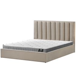 Pack cama de casal elevatória AUSSIE + colchão ETERNO - bege