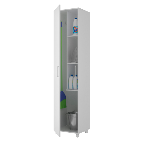 362543 - Armário multiusos RILEY com 1 porta - Branco Mate