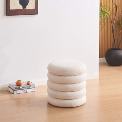 362377 - Puff SNOW com arrumação - Branco gelo 362377 - Puff SNOW com arrumação - Branco gelo