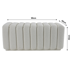 362379 - Banqueta ICY - Branco gelo