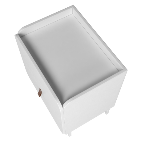 362522 - Mesa de cabeceira TORY com 2 gavetas - Branco Mate 362522 - Mesa de cabeceira TORY com 2 gavetas - Branco Mate