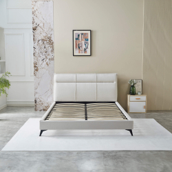 Pack cama de casal DAVIS + Colchão ETERNO - Marfim Pack cama de casal DAVIS + Colchão ETERNO - Marfim