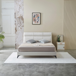 Pack cama de casal DAVIS + Colchão ETERNO - Marfim Pack cama de casal DAVIS + Colchão ETERNO - Marfim