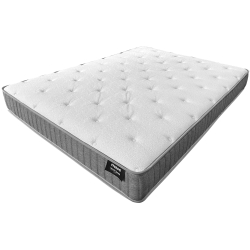 Pack cama de casal DORIAN + Colchão HOMYSLEEP ETERNO - Carvalho e Preto, Tamanho - 160 x 200 cm Pack cama de casal DORIAN + Colchão HOMYSLEEP ETERNO - Carvalho e Preto, Tamanho - 160 x 200 cm