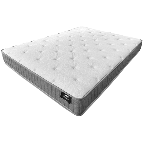 Pack cama de casal RIVOLI + Colchão HOMYSLEEP ETERNO - 160 x 200 cm, Cor - Carvalho e Pérola Pack cama de casal RIVOLI + Colchão HOMYSLEEP ETERNO - 160 x 200 cm, Cor - Carvalho e Pérola