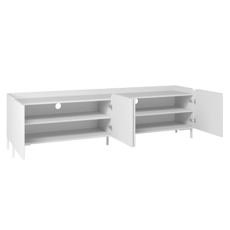 Móvel TV TORY com 4 portas - Branco Mate Móvel TV TORY com 4 portas - Branco Mate