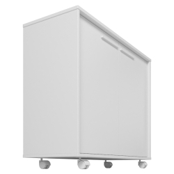 Móvel auxiliar JIMMY com 2 portas - Branco Mate