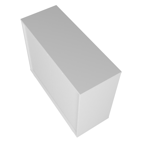 Móvel auxiliar JIMMY com 2 portas - Branco Mate