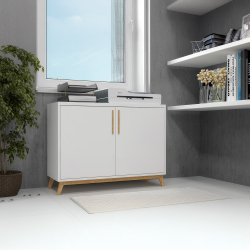 Armário GRACIE com 2 portas - branco mate Armário GRACIE com 2 portas - branco mate