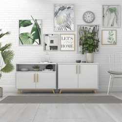 Armário GRACIE com 2 portas - branco mate Armário GRACIE com 2 portas - branco mate