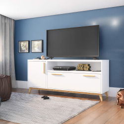 Móvel TV GRACIE - Branco e pinho Móvel TV GRACIE - Branco e pinho