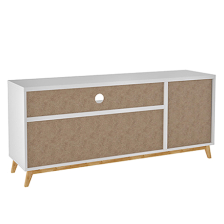 Móvel TV GRACIE - Branco e pinho Móvel TV GRACIE - Branco e pinho