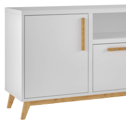 Móvel TV GRACIE - Branco e pinho Móvel TV GRACIE - Branco e pinho