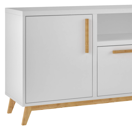 Móvel TV GRACIE - Branco e pinho Móvel TV GRACIE - Branco e pinho