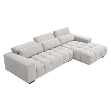 Sofá chaise longue BRISBANE - Branco Gelo (OTE-SEA-103 OFF WHITE) Sofá chaise longue BRISBANE - Branco Gelo (OTE-SEA-103 OFF WHITE)