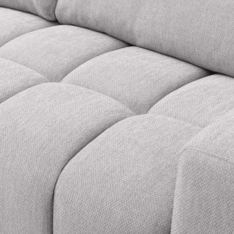 Sofá chaise longue BRISBANE - Cinzento Claro [OTE-SEA-451-Light Grey]