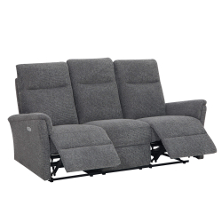 Sofá 3 lugares NORMANDY relax elétrico - Sofas Relax