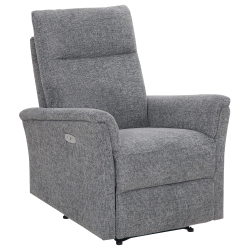 Poltrona reclinável relax NORMANDY elétrica - Cinzento escuro