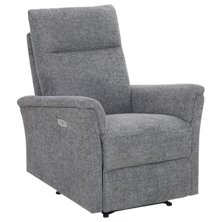 Poltrona reclinável relax NORMANDY elétrica - Cinzento escuro