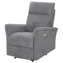 Poltrona reclinável relax NORMANDY elétrica - Cinzento escuro